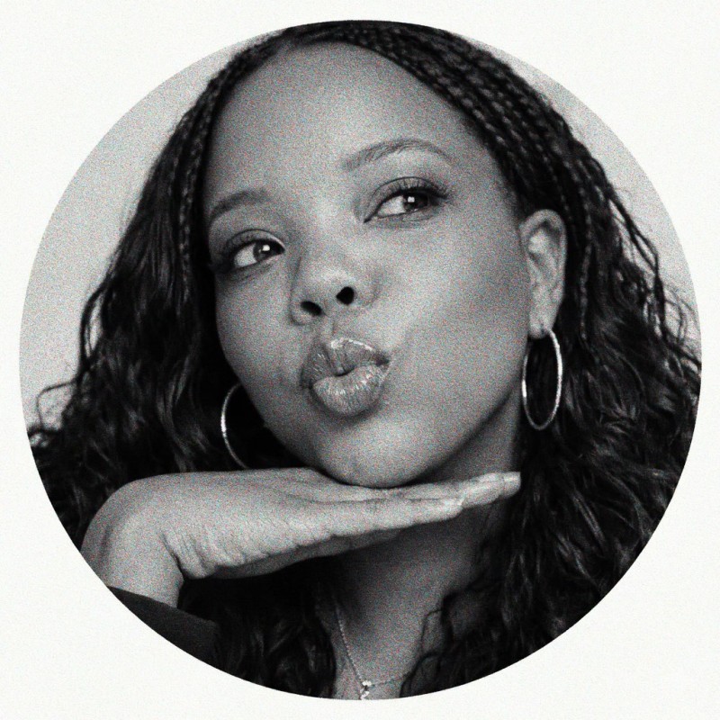 Original monochrome creator portrait from the 8x brand assets